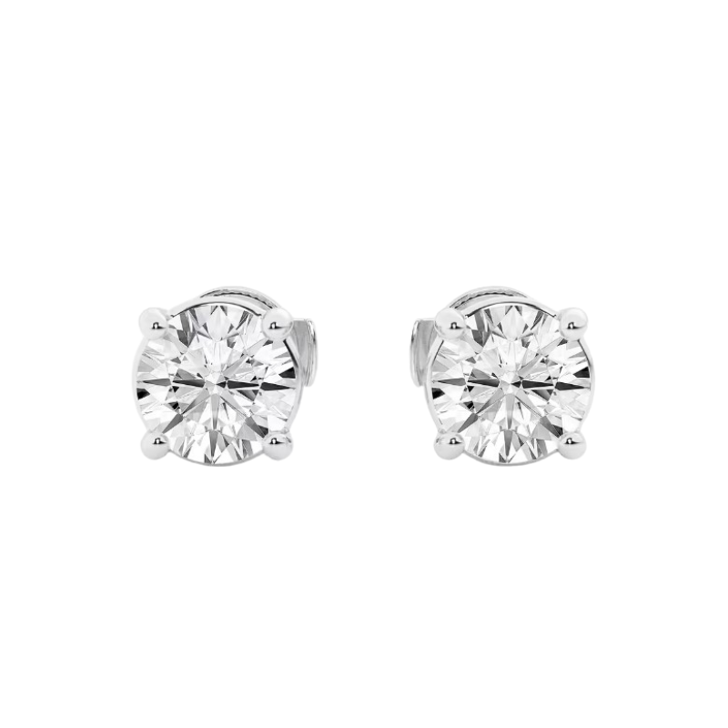 2ct Moissanite Stud Earrings