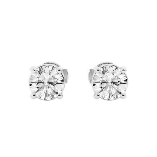 2ct Moissanite Stud Earrings