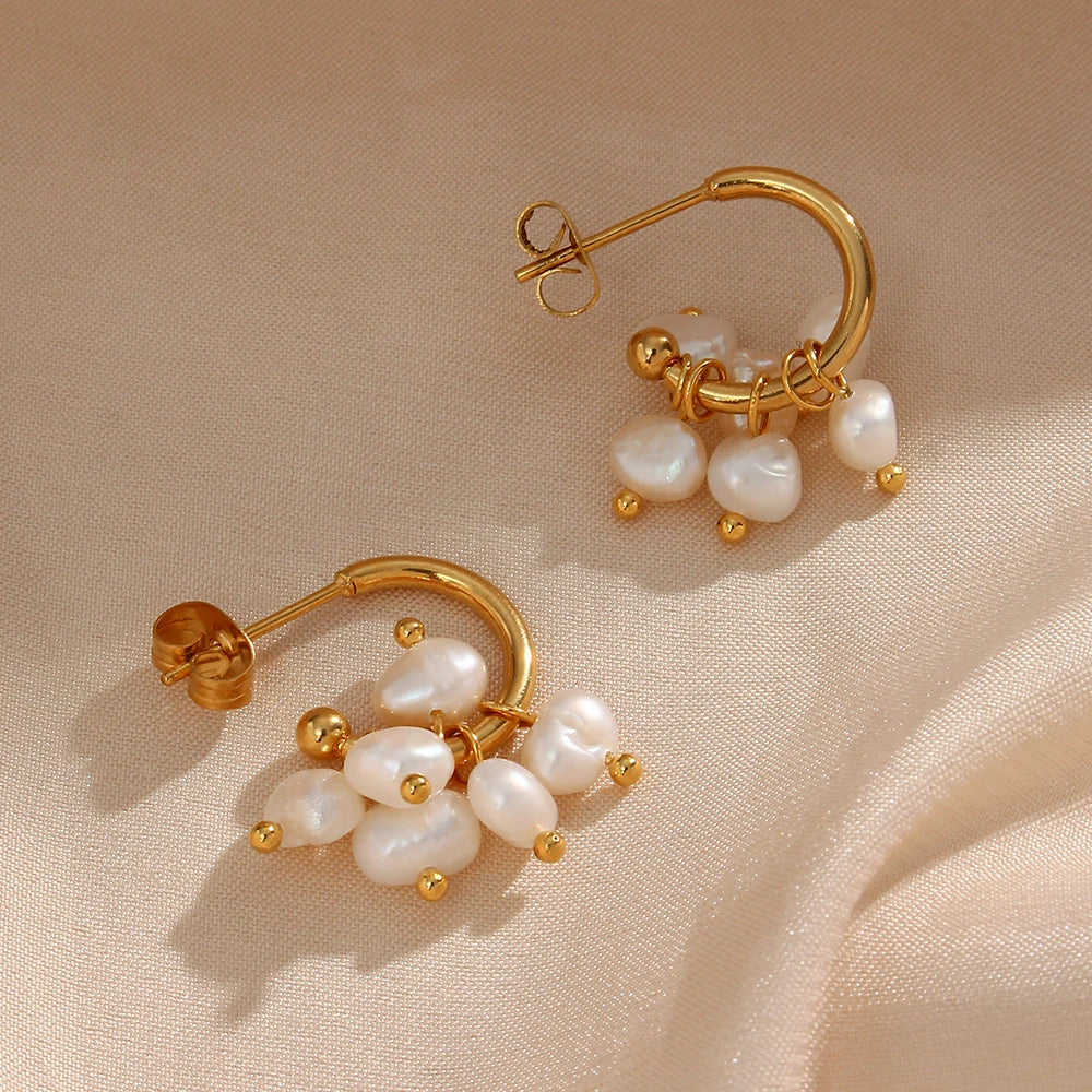 Mini Freshwater Pearl Earrings