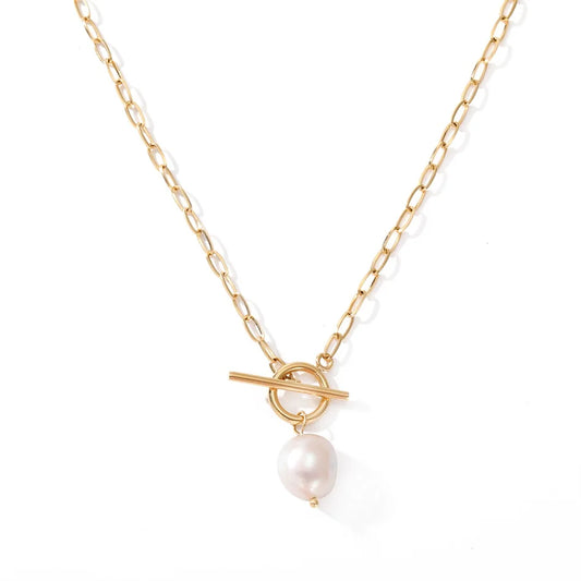 Pearl Toggle Necklace